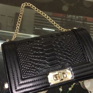 Small black clutch purse